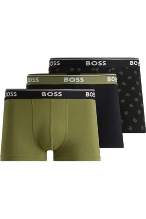 HUGO BOSS Lot de trois boxers à logo imprimé