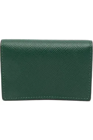 SMYTHSON Portefeuille en cuir à logo imprimé