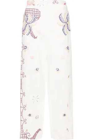 FORTE FORTE Pantalon en lin à coupe droite