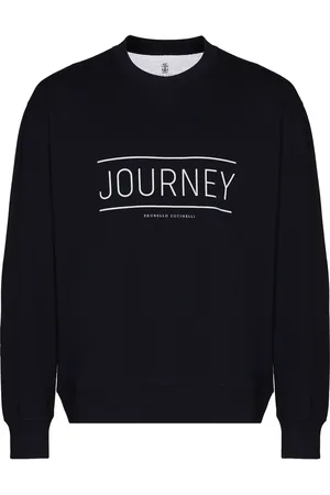 Brunello Cucinelli Sweat à logo imprimé