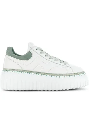 Hogan Baskets H-Stripes en cuir