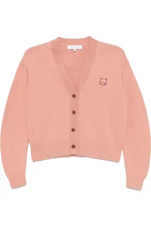 Maison Kitsuné Cardigan à patch logo
