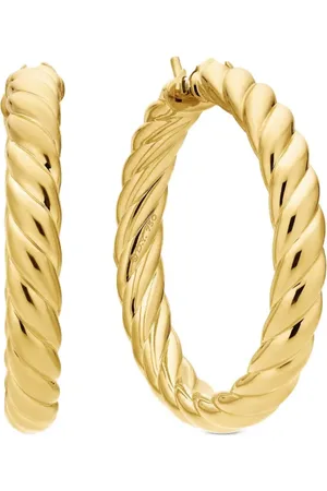 David Yurman Créoles Sculpted Cable en 18ct (38 mm)