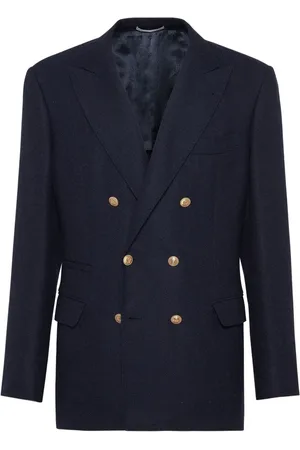 Brunello Cucinelli Blazer à design déstructuré