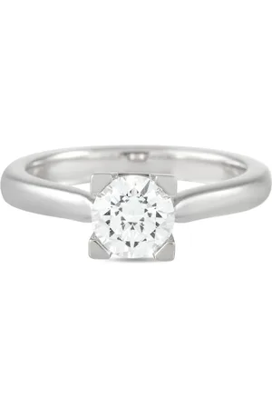 HARRY WINSTON Bague de fiançailles en platine sertie de diamant