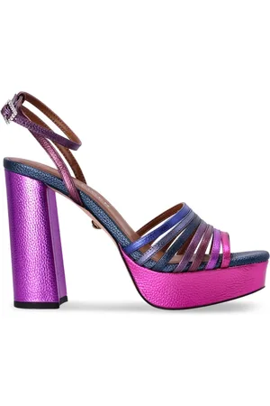 Kurt Geiger Sandales métallisées Pierra à plateforme