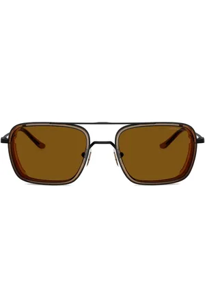 Emporio Armani Lunettes de soleil à monture pilote