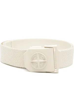 Stone Island Ceinture tressée à motif Compass