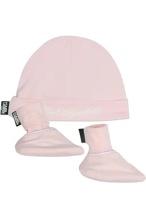 Karl Lagerfeld Chaussons-bonnet à logo brodé
