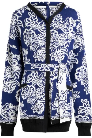Etro Manteau à fleurs en jacquard