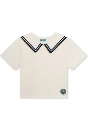 Kenzo T-shirt en coton à col marin