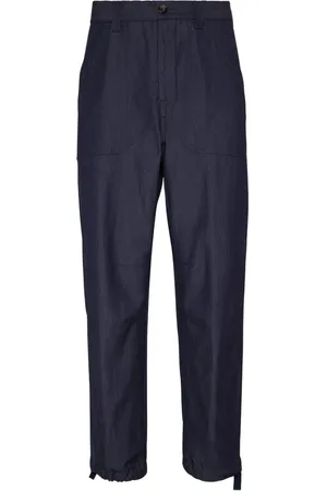 Brunello Cucinelli Pantalon évasé à boutonnière