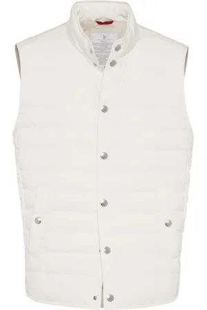 Brunello Cucinelli Gilet léger à design matelassé