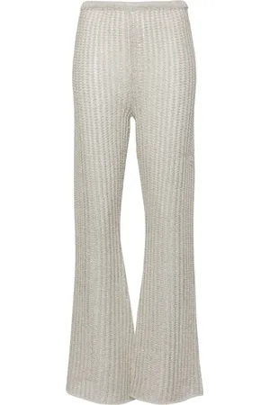 FORTE FORTE Pantalon palazzo en crochet