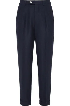 Brunello Cucinelli Pantalon à détails de plis