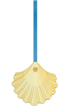 VERSACE Breloque Seashell en cuir