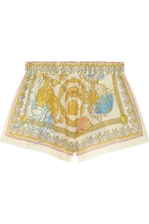 VERSACE Short à imprimé baroque