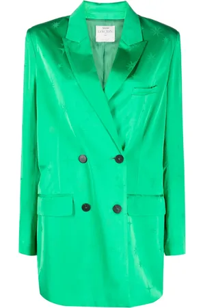 FORTE FORTE Blazer satiné à motif en jacquard