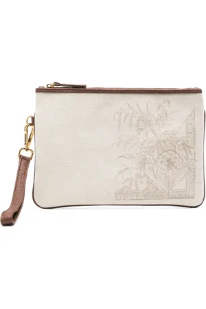 ELEVENTY Pochette à fleurs imprimées