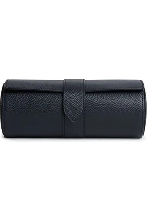 SMYTHSON étui pour 3 montres Panama en cuir