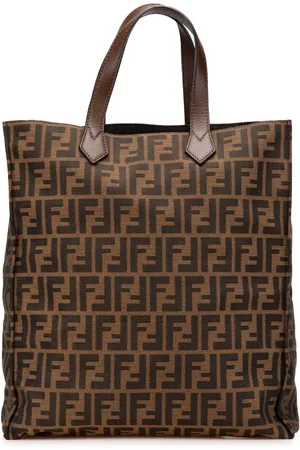 Fendi Sac à main Shopping en toile à motif Zucca (2010-2025)