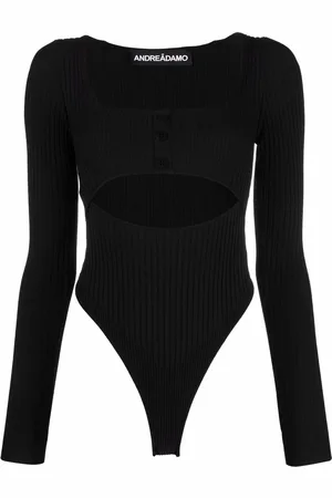 ANDREADAMO Body en maille nervurée