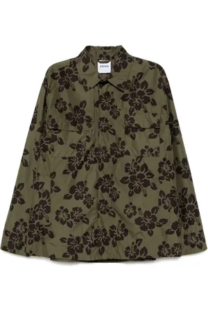 Aspesi Veste légère à imprimé hibiscus