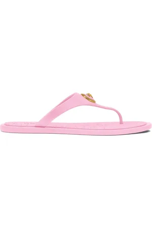VERSACE Tongs Alia à détail métallisé
