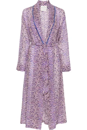FORTE FORTE Manteau à imprimé zèbre