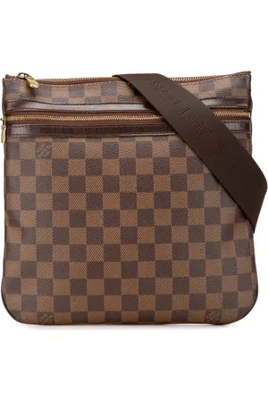 LOUIS VUITTON Sac à bandoulière Bosphore Pochette en toile Damier Ébène (2007)