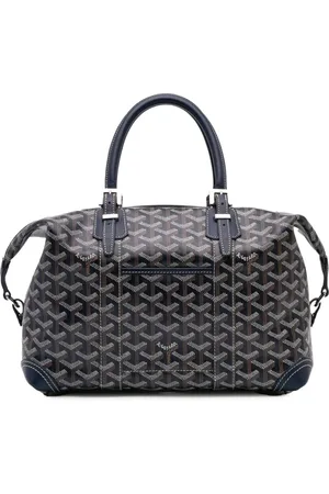 GOYARD Sac à main Boeing 30 en toile Goyardine (2017)