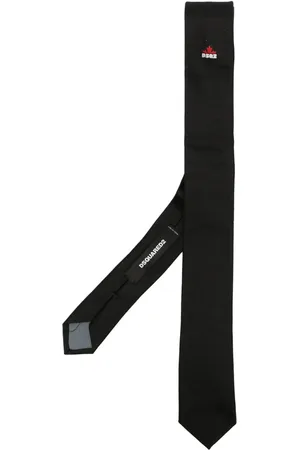 Dsquared2 Cravate à logo brodé
