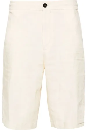 Ermenegildo Zegna Short en lin à lien de resserrage