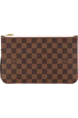 LOUIS VUITTON Pochette Neverfull MM en toile Damier Ebène (2010-2025)