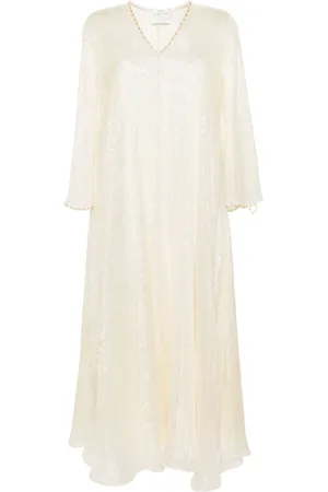 FORTE FORTE Robe longue à effet métallisé