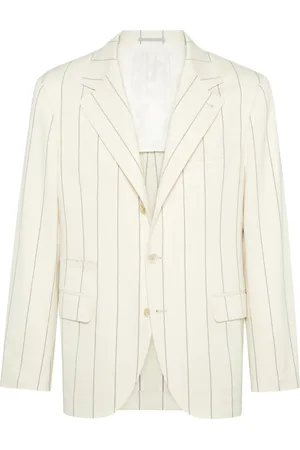 Brunello Cucinelli Blazer à rayures