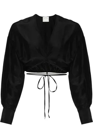 FORTE FORTE Blouse crop en soie