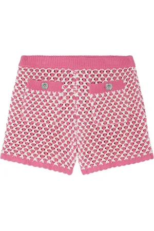VERSACE Short en crochet