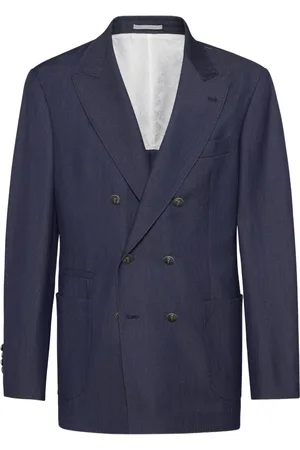 Brunello Cucinelli Blazer à design déstructuré