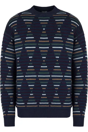 Giorgio Armani Pull à motif géométrique en jacquard