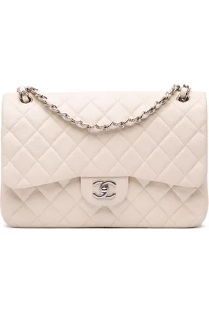 CHANEL Sac porté épaule Jumbo Classic Caviar Double Flap (années 2014-2015)