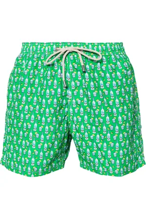 MC2 SAINT BARTH Short de bain Lighting à imprimé graphique