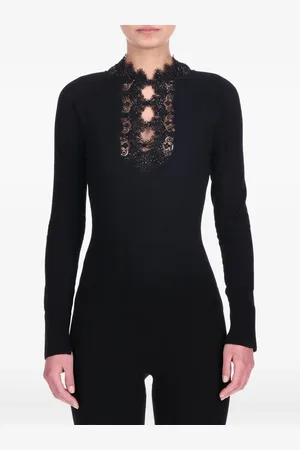 ERMANNO SCERVINO Pull à détails en dentelle