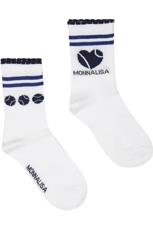MONNALISA Chaussettes à logo en jacquard