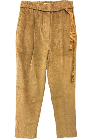 Brunello Cucinelli Pantalon en velours côtelé