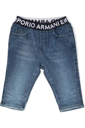 Emporio Armani Jean slim à bande logo