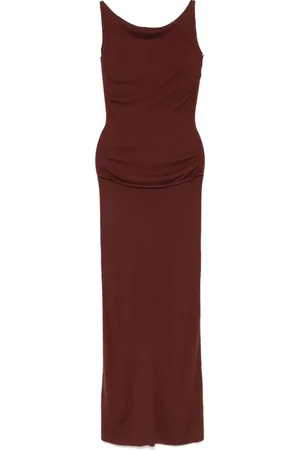 AYA MUSE Robe en maille à coupe longue