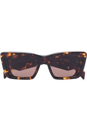 Prada Lunettes de soleil à monture rectangulaire oversize
