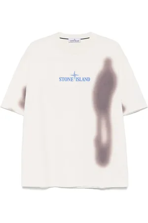 Stone Island T-shirt à imprimé Blurry One