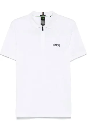 HUGO BOSS Polo à monogramme en jacquard